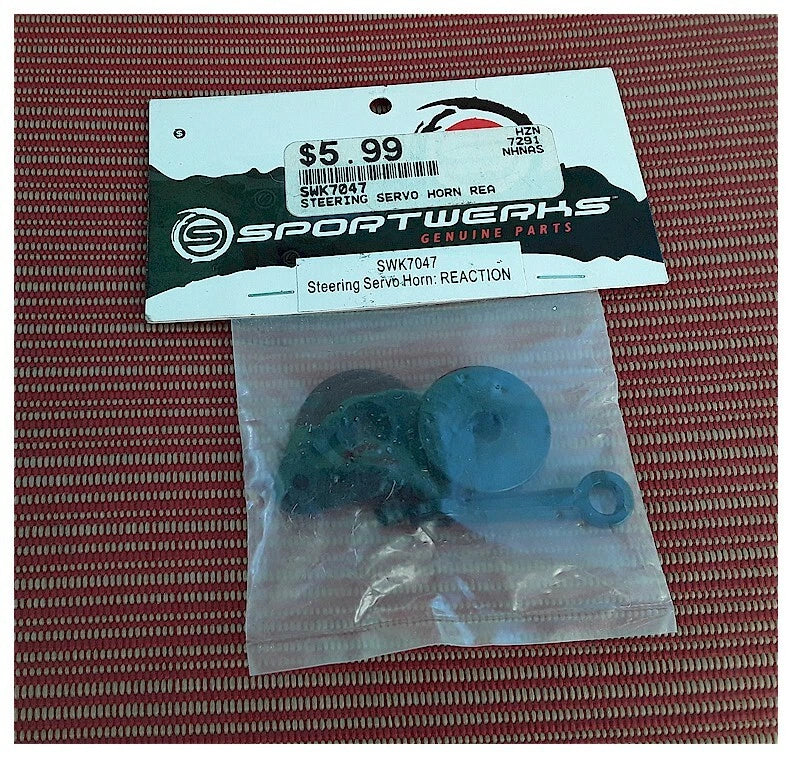 Vintage RC Car Sportwerks SWK7047 Steering Servo Horn: Reaction