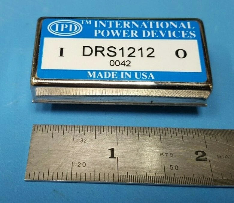 DC-DC CONVERTER MODULE, DRS1212, Power-One, IPD, INPUT:10.9-13.2VDC, OUTPUT:12V