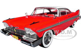 1958 PLYMOUTH FURY RED 1/24 DIECAST MODEL CAR BY GREENLIGHT 84222