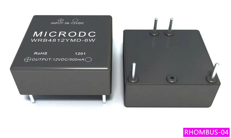 Isolated & Regulated Dual/Single Output DC/DC Converter 3 pcs ??5/12/15/24/48V 6W