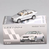 Masdi 1/64 2000 Lexus IS 300 Silver Die-Cast Model-Classic Collectible Car Model