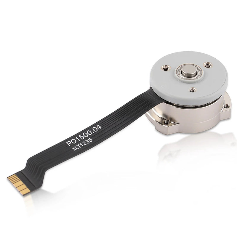 DJI Phantom 4 Pro gimbal yaw motor with ribbon cable, silver and black