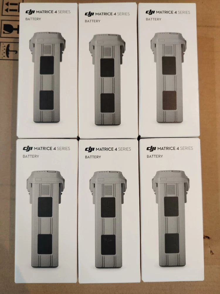 DJI Matrice 4 series battery pack with gray housing and black connector panels