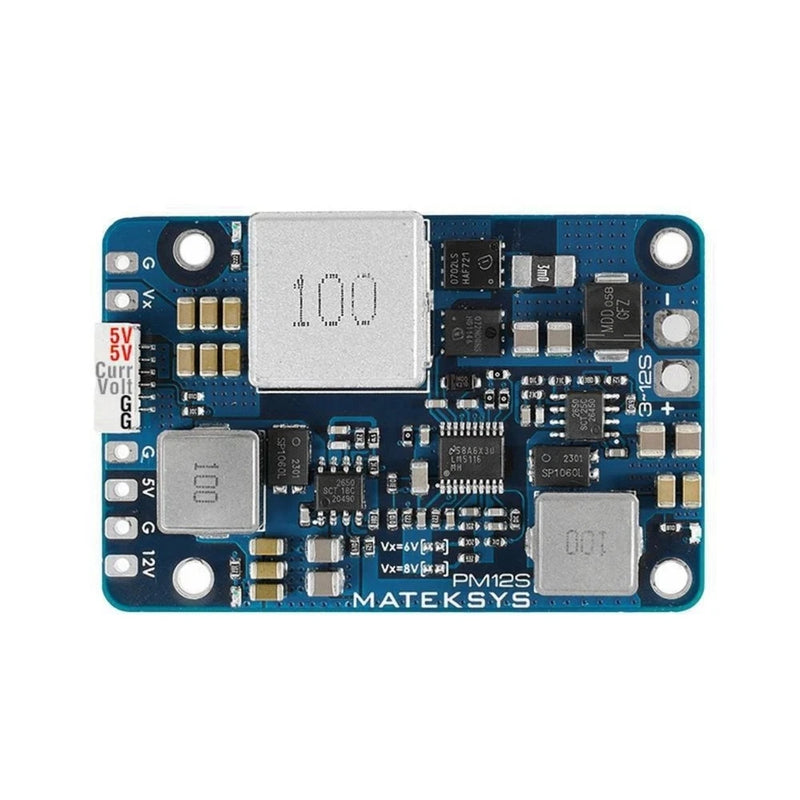 Matek PM12S-3 Power Module for RC FPV Drone 3-12S LIPO 5V 12V 8V BEC