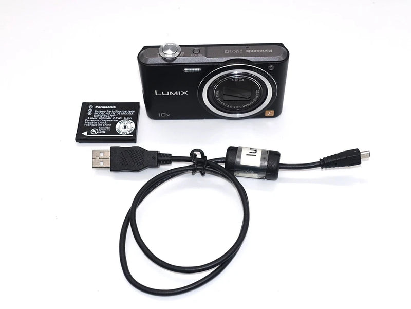 Repairable - Panasonic LUMIX DMC-SZ3 16.1MP Digital Camera - Black