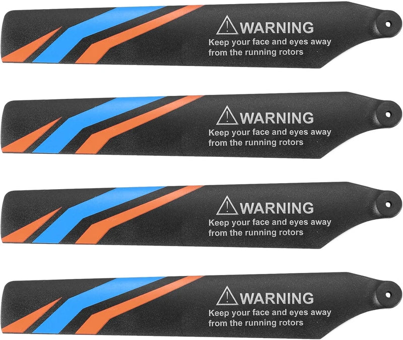 4Pcs Main Blade Propellers for XK K127 RC Helicopter Airplane Drone Spare Upgrad