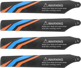 4Pcs Main Blade Propellers for XK K127 RC Helicopter Airplane Drone Spare Upgrad
