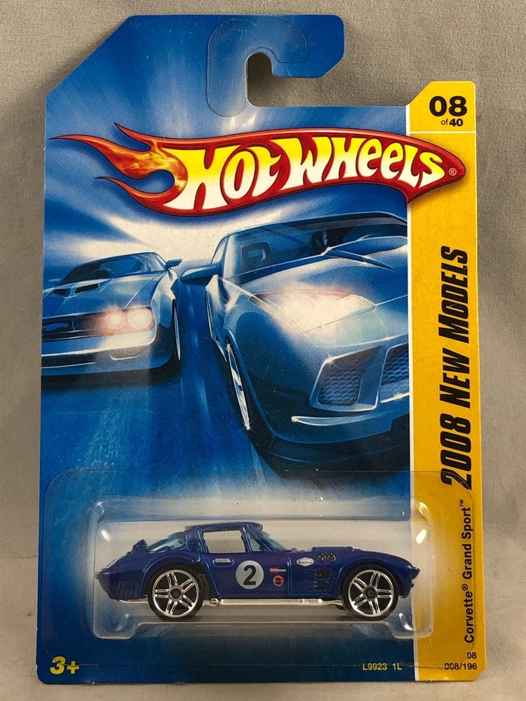 Hot Wheels Corvette Grand Sport Blue 2008 New Models 8/40 8/196