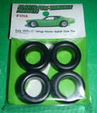NASCAR VHA 1/25 70s 11" HOOSIER TREADED Asphalt TIRES SET STOCK CAR MODEL PPP