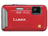 Panasonic Lumix DMC-FT20-R Waterproof Shockproof Digital Camera Red From Japan