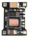 LED DC-DC boost converter PCB module with input terminals and heat-dissipating inductor