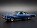 1970 70 PLYMOUTH SPORT FURY GT BLUE 1/64 SCALE DIORAMA DIECAST MODEL CAR