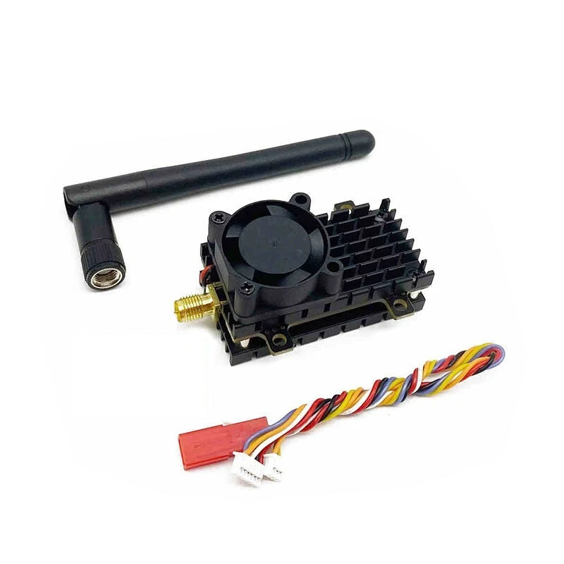2W 5.8G FPV Video/Drone VTX Transmitter with Antenna and Cables (without Camera)