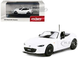 2024 MAZDA MX-5 ROADSTER WHITE 1/64 DIECAST MODEL CAR BY GCD X ENCHERY GE-006-35