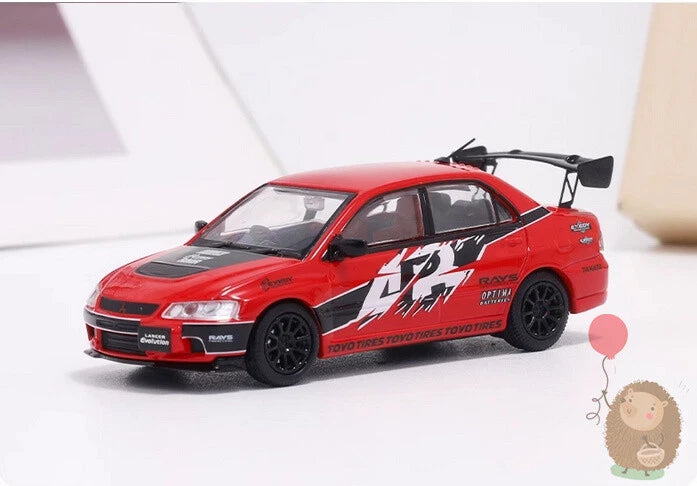 Speed GT 1/64 Mitsubishi Lancer EVO IX 9th Car Model Alloy Diecast Hobby Gifts