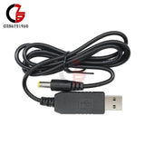 10PCS USB Port to Male 5.5x2.1mm Connector DC 5V to 12V Step Up Converter Cable
