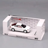 MS 1/64 Scale  Integra Type R DC5 White Diecast Car Model Toy Gift