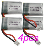 3.7V 150mAh Lipo Battery PH2.0 plug For JJRC For H2 H8 H48 U207 H20 H36 RC