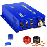 2000W Pure Sine Wave Inverter 24V DC to AC 120V with 15ft Remote Switch, Surg...