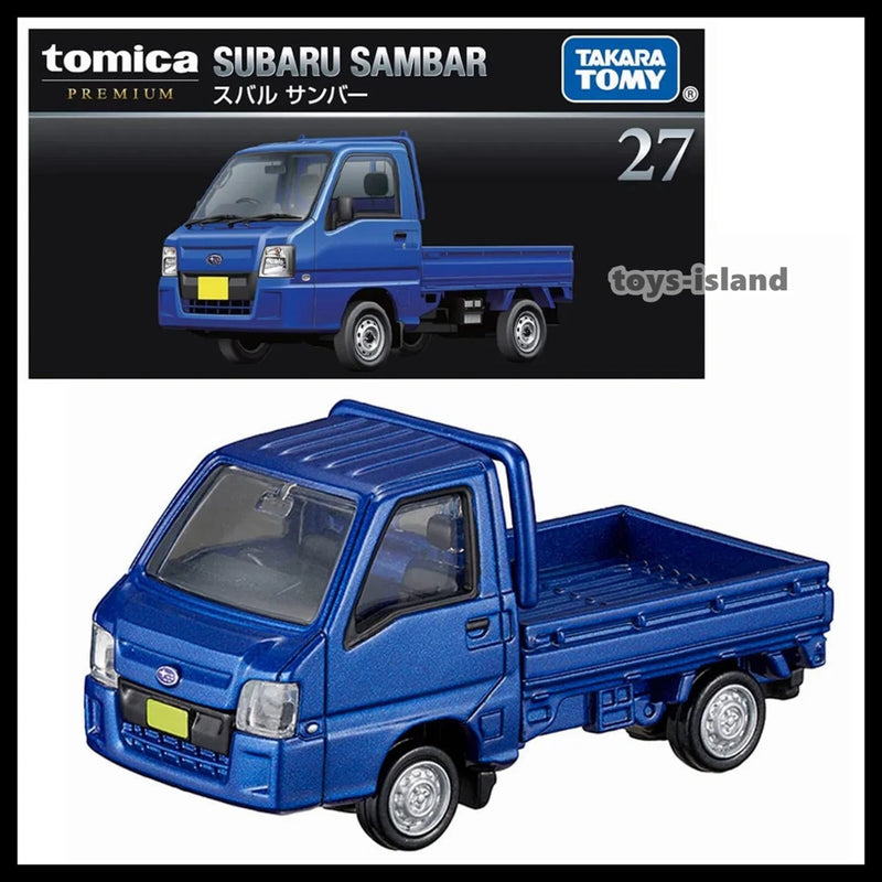 TOMICA PREMIUM 27 Subaru Sambar 1/55 TOMY DIECAST CAR 2025 March New Model Blue
