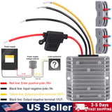 DC 48V 36V to DC 12V 20A 240W Converter Step Down Voltage Regulator with Fuse
