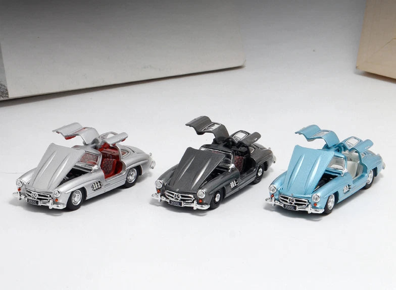 BSC 1/64 Scale Mercedes-Benz 300SL W198 1955 Full Open Alloy Model Car Gifts Toy