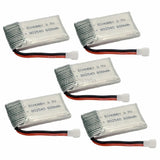 5PCS 3.7V 600mAh 25C LiPo Battery XH2.54 plug for Mini RC Helicopter FPV Drone Battery