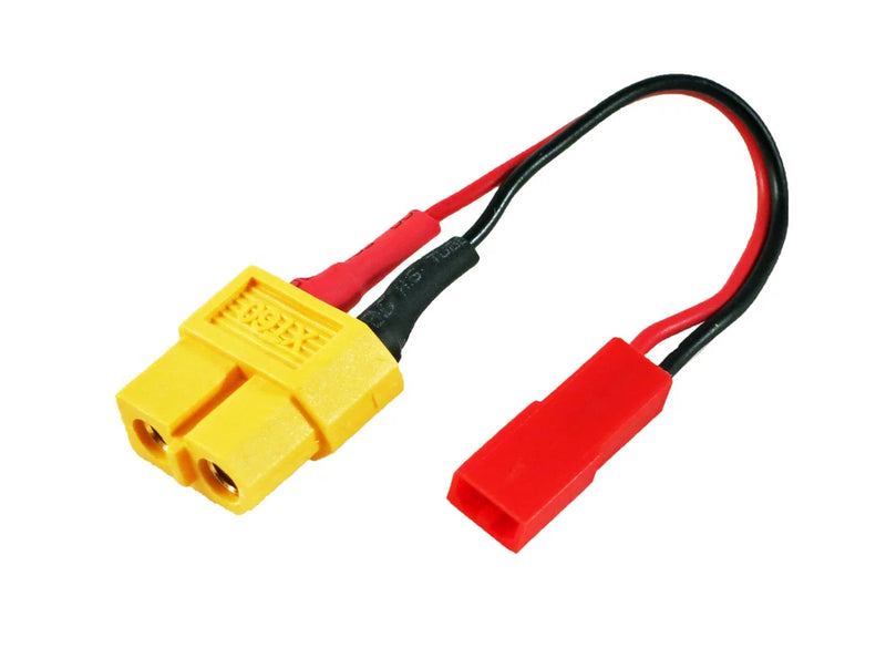 XT-60 (F) to JST (M) Charging Plug Lipo Battery Adapter Lithium LiPoly K2