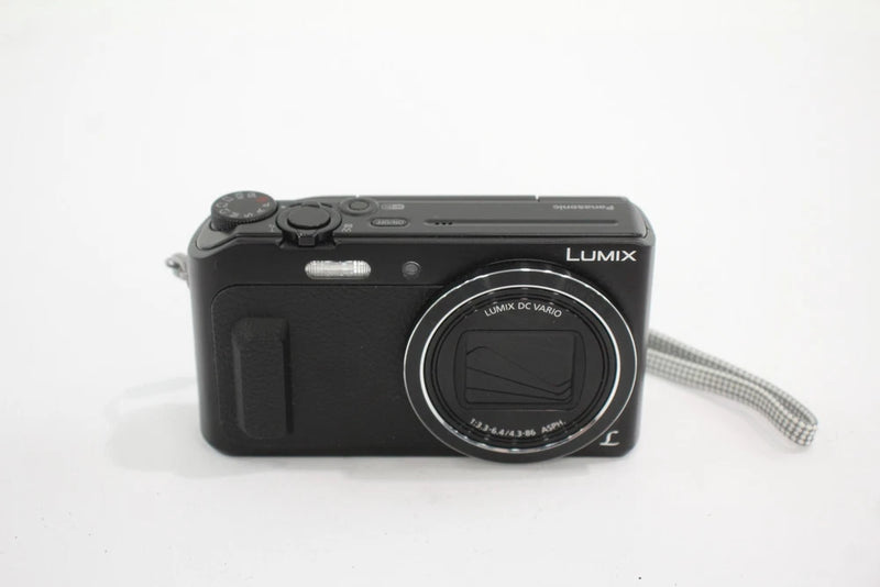 Panasonic Lumix DMC-TZ57 Digital Compact Camera Working w/ Lumix 20x Zoom Lens