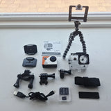 Explore One 4K Action Camera with WiFi Bundle With Many Accessories