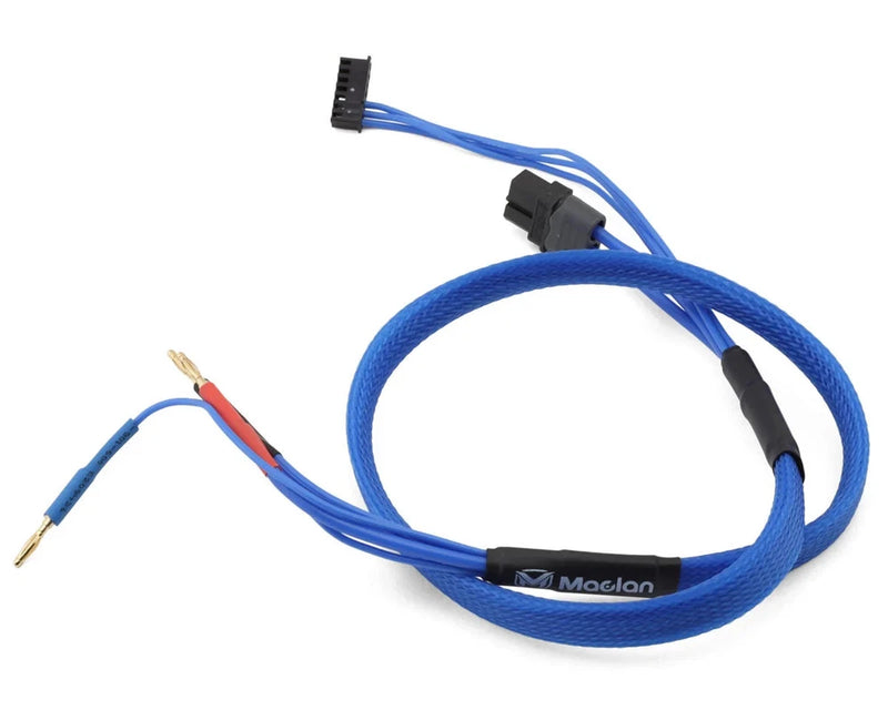Maclan 2S 2mm Bullet Charge Cable w/XT60 Connector (Blue) (60cm) (16awg) Battery