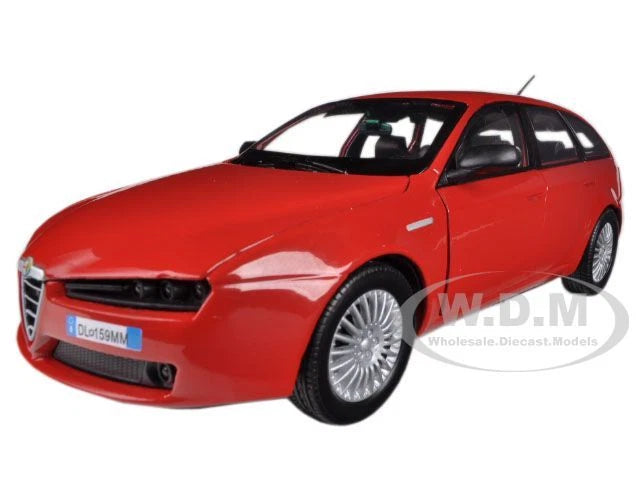 ALFA ROMEO 159 SW RED 1/24 DIECAST MODEL CAR BY MOTORMAX 73372