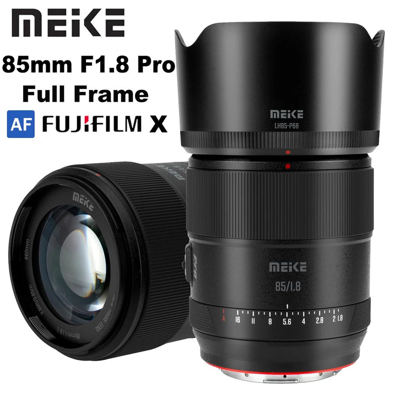 Meike 85mm F1.8 Pro Full Frame Auto Focus Prime Lens for Fujifilm X Mount Camera