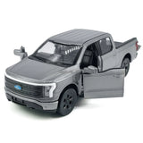 1/36 F-150 Lightning Model Toy Car Diecast Toy Vehicle for Boys Kids Gray Battery