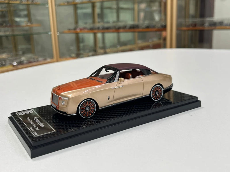 Kensington 1/43 Scale Rolls-Royce Boat Tail Limited Edition Gold Resin Model Car