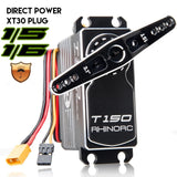RhinoRC T150 Brushless Servo 158kg Torque 0.09s Speed 333Hz for 1/5 1/6 RC Car