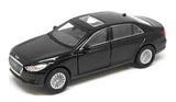 Welly Hyundai Genesis G90 Black 1:34 1:39 Scales 4.5 Inch Diecast Model in Box