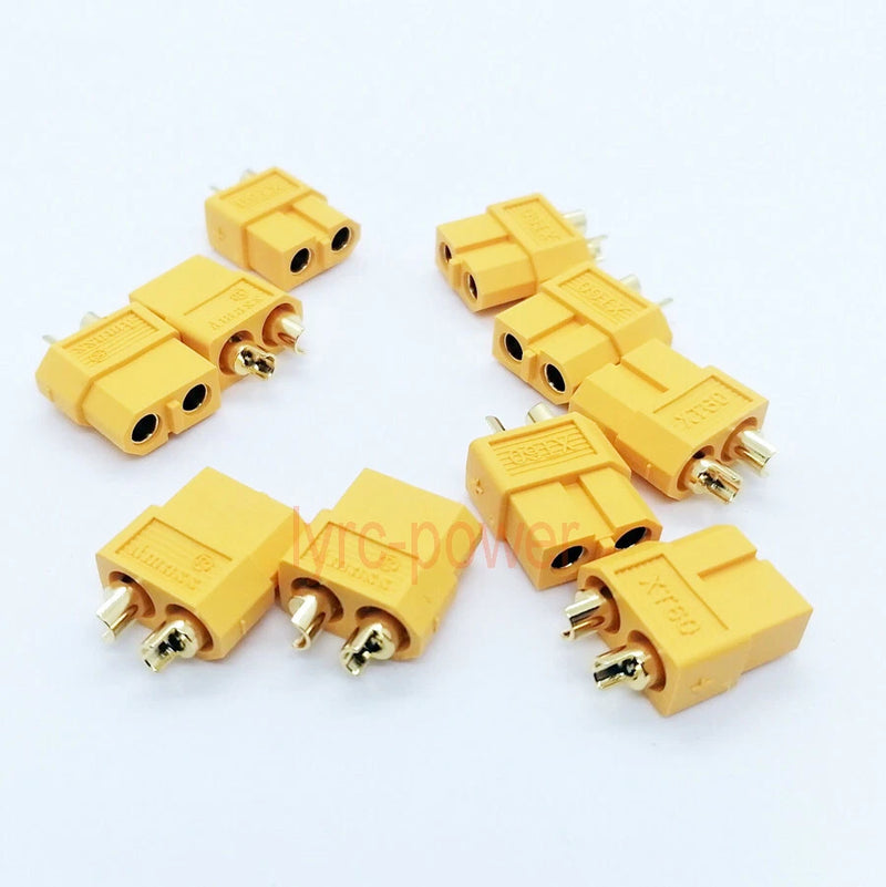 10 pcs Genuine AMASS Female XT60  XT 60 Bullet Connector Plugs for Lipo Battery
