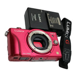 Panasonic Lumix DMC-GF2 Red 12.1MP Mirrorless Digital Camera Body From Japan