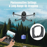 Thrower For DJI Mavic 4 Pro Drone Gifts Airdrop Thrower System Accessories Black