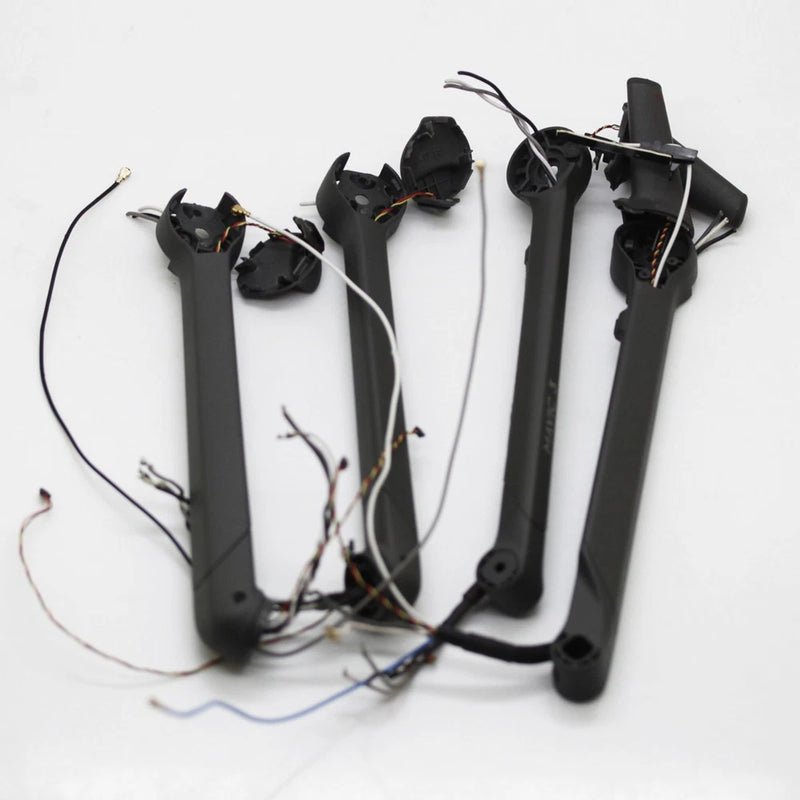 DJI Mavic 3 drone arm shell cover case set, black plastic with wiring harness
