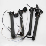 DJI Mavic 3 drone arm shell cover case set, black plastic with wiring harness