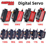 Surpass Hobby Digital Servo 25g 6kg 25kg 30kg 70kg for 1/10 1/8 1/5 RC Car Boat