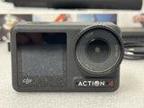 DJI Osmo Action 4 Adventure Combo 4K Camera, Excellent Condition #C12