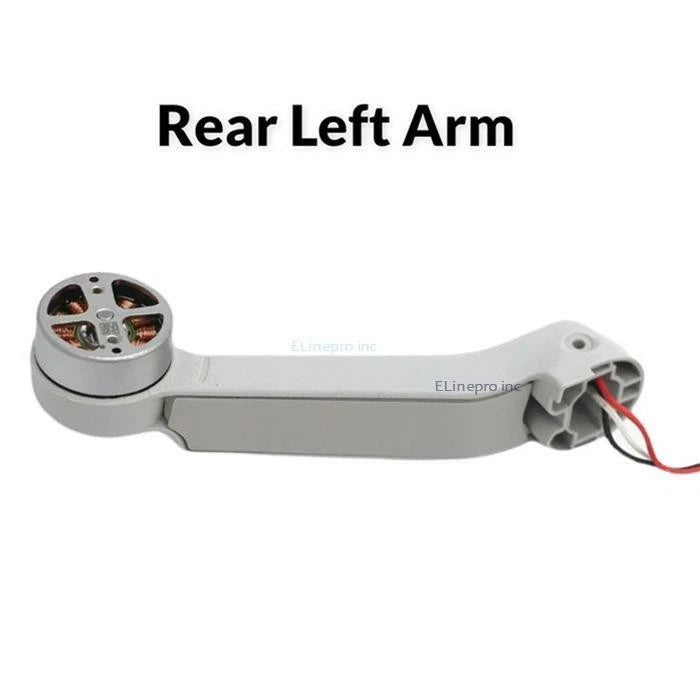 DJI Mavic Mini rear left motor arm with attached prop motor and wire harness
