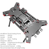INNLOI H4 680 Drone Folding Frame H680 Alien Cross-Fold Quad Carbon Fiber