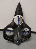 Sharper Image stealth drone with three blue propellers, compact black frame