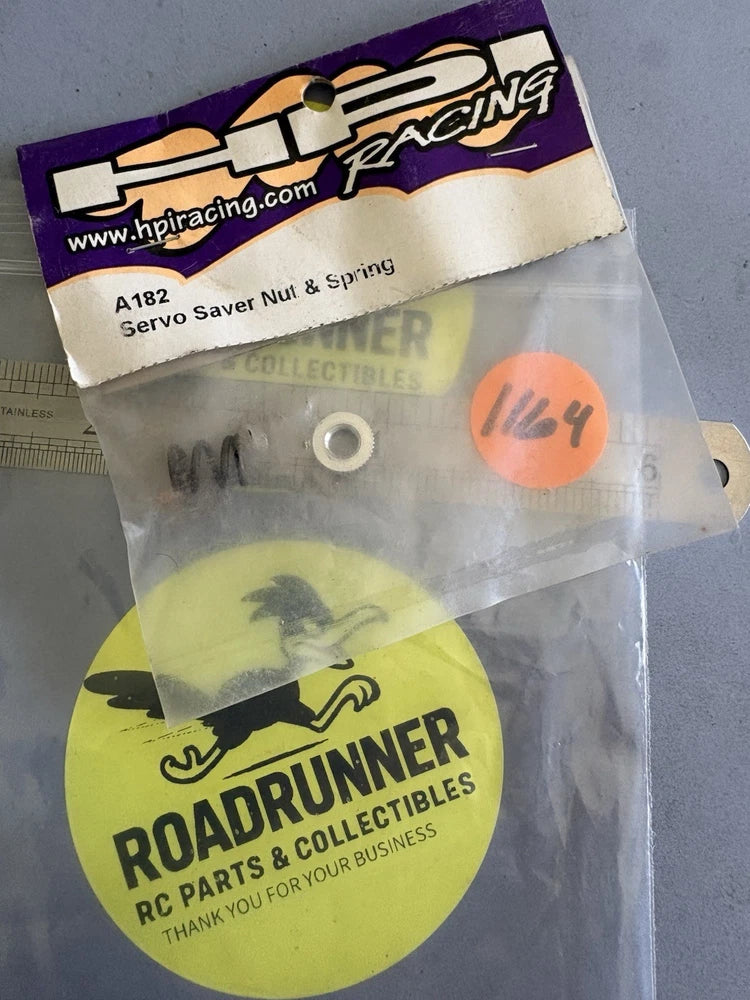 HPI A182 SERVO SAVER NUT & SPRING