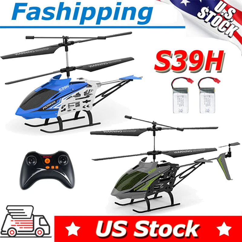 Syma S39H RC Helicopter w/ Altitude Hold Big Size Aircraft W/  2 Batteries Toys