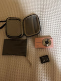 Pink 44.0 MP Compact Digital Camera, Built-in Flash, Case, Battery